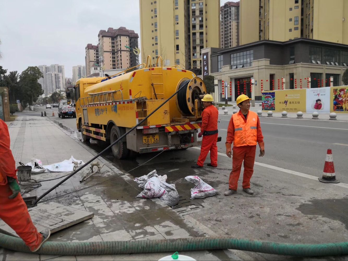 山丹排污管道清淤-管道清洗